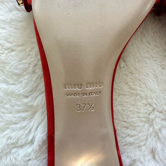 Miu Miu women heel slides size 37 EU Authentic - Picture 6 of 6